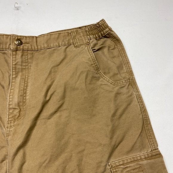 Cabela's Trail Hiker Cargo Pants Mens 38 X 30 Brown Pockets Straight Leg Zip Fly - Picture 6 of 16